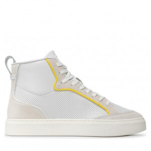 Sneakersy Calvin Klein - High Top Lace Up Perf HM0HM00338 Bright White YAF