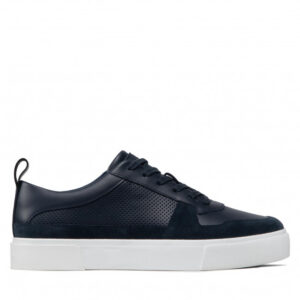 Sneakersy Calvin Klein - Low Top Lace Up Lth HM0HM00495 Calvin Navy DW4