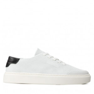 Sneakersy CALVIN KLEIN - Low Top Lace Up Knit HM0HM00350 Bright White YAF