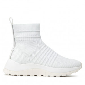 Sneakersy CALVIN KLEIN - Knit Sock Boot HW0HW00673 Ck White YAF