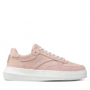 Sneakersy CALVIN KLEIN JEANS - Chunky Cupsole 1 YW0YW00510 Pale Conch Shell TFT