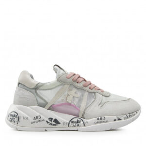 Sneakersy PREMIATA - Layla 5650 Light Grey/Pink