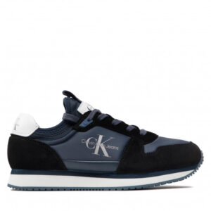 Sneakersy Calvin Klein Jeans - Runner Sock Laceup Ny-Lth YM0YM00553 Ocean Teal DA0