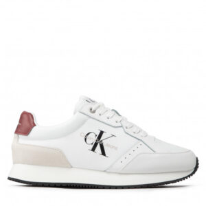 Sneakersy CALVIN KLEIN JEANS - Retro Runner Laceup YM0YM00418 Bright White YAF