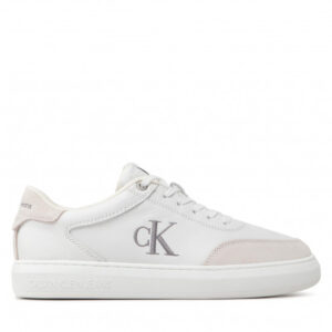 Sneakersy Calvin Klein Jeans - Casual Cupsole Laceup Low Mono YM0YM00496 Triple White 0K8