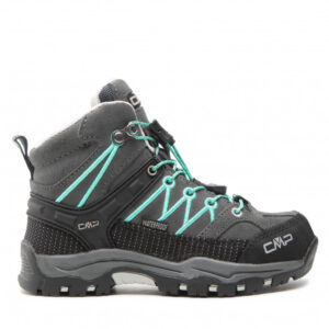 Trekkingi CMP - Kids Rigel Mid Trekking Shoes Wp 3Q12944 Titanio/Acqua