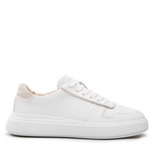 Sneakersy Calvin Klein - Low Top Lace Up HM0HM00549 White/Stony Beige 0K6