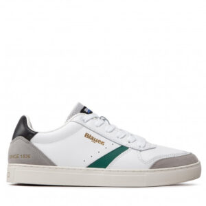 Sneakersy BLAUER - F2FARGO02/LES White/Green/Black