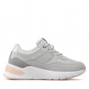 Sneakersy CALVIN KLEIN - Elevated Runner Lace Up HW0HW01218 Light Grey CKW