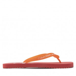 Japonki Calvin Klein Jeans - Beach Sandal Monogram Tpu YM0YM00055 Rhubarb Red XLV