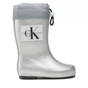 Kalosze Calvin Klein Jeans - Rain Boot V3X6-80425-0083 M Silver 904