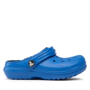 Klapki Crocs - Classic Lined Clog K 207010 Blue Bolt