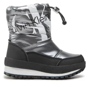 Śniegowce Calvin Klein Jeans - Snow Boot V3A6-80310-1240 Dark Silver 918