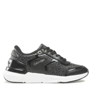 Sneakersy Calvin Klein - Flexi Runner Lace Up HW0HW01216 Black/Black Mono 0GK