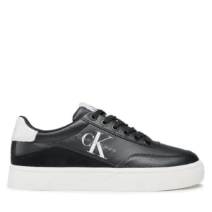 Sneakersy Calvin Klein Jeans - Classic Cupsole Lth-Su Mono W YW0YW00699 Black/White 0GJ