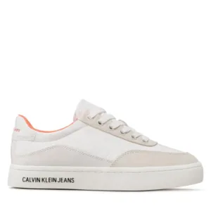 Sneakersy Calvin Klein Jeans - Classic Cupsole Su Softny Wn YW0YW01007 White/Creamy White 0K6