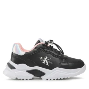 Sneakersy Calvin Klein Jeans - Loc Cut Lace-Up Sneaker V3A9-80263-0328 Black/Silver X506