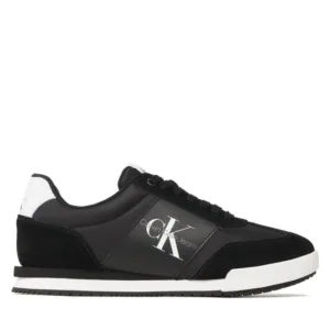 Sneakersy Calvin Klein Jeans - Low Profile Mono Essential YM0YM00686 Black/White 0GJ