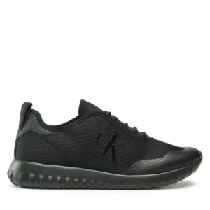 Sneakersy Calvin Klein Jeans - Sporty Runner Eva Slipon Mesh YM0YM00627 Triple Black 0GJ