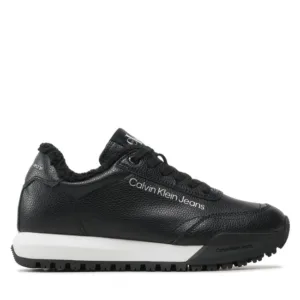 Sneakersy Calvin Klein Jeans - Toothy Runner Laceup Lth-W YW0YW00830 Black BDS