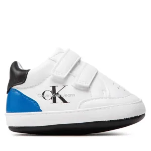 Sneakersy Calvin Klein Jeans - Velcro Shoe V0B4-80321-1433 White/Royal/Black Y222