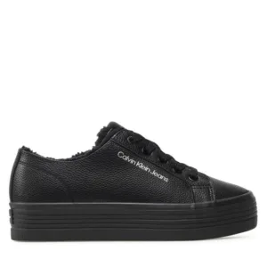 Sneakersy Calvin Klein Jeans - Vulc Flatform Laceup Low Lw YW0YW00819 Black BDS
