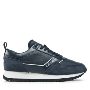 Sneakersy Calvin Klein - Low Top Lace Up Lth HM0HM01017 Ck Navy DW4