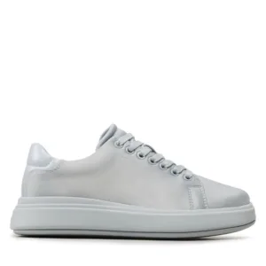 Sneakersy Calvin Klein - Raised Cupsole Lace Up-Stain HW0HW01426 Pearl Blue DYI
