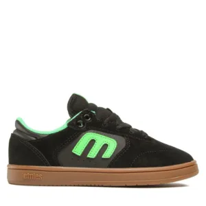 Sneakersy Etnies - Kids Windrow 4301000146 Black/Green/Gum 990