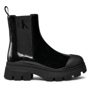 Sztyblety Calvin Klein Jeans - Chunky Combat Chelsea Boot YW0YW00855 Black BDS