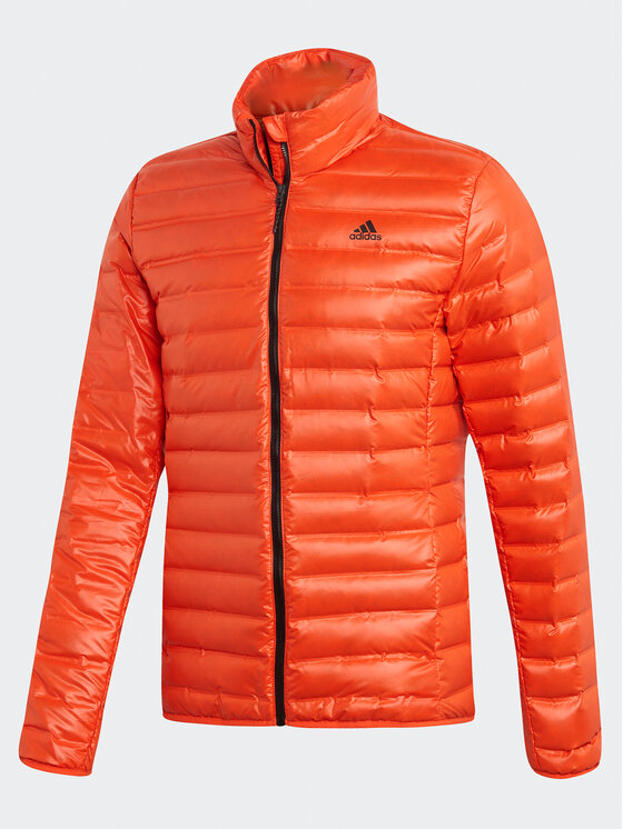 adidas Kurtka zimowa Varilite Down Jacket DZ1392 Pomarańczowy Slim Fit