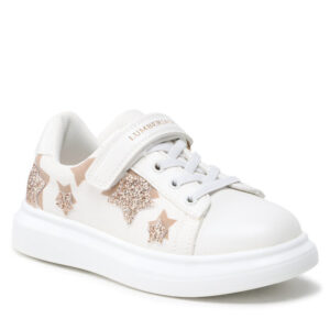 Buty Lumberjack 1 VELCRO AND ELASTIC LACE SNEAKER WHITE/GOLD