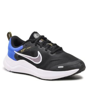Buty Nike Downshifter 12 Nn (Gs) DM4194 006 Black/White/Racer Blue
