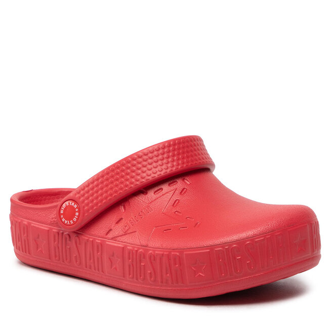 Klapki Big Star Shoes II375004 Red czerwone