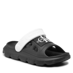 Klapki Calvin Klein Jeans Comfy Sandal V1B2-80154-0083X S Black/White 001