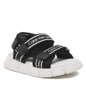 Sandały Calvin Klein Jeans Velcro Sandal V1B2-80610-0211 S Black 999