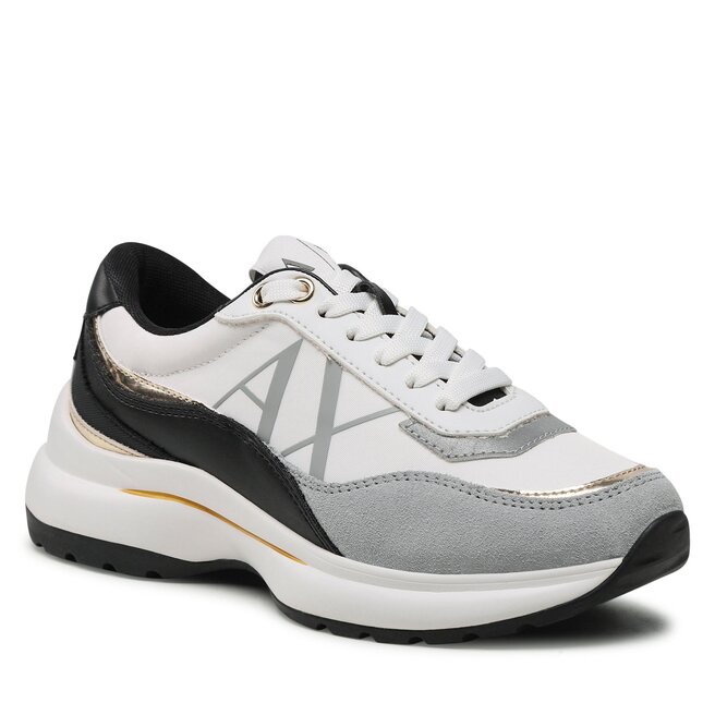 Sneakersy Armani Exchange XDX100 XV577 K685 Op.White/Grey – białe