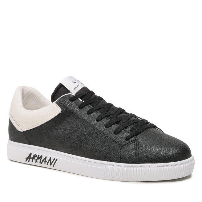 Sneakersy Armani Exchange XUX145 XV598 N814 Black/Off White czarne