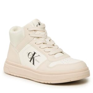 Sneakersy Calvin Klein Jeans Low Cut Lace-Up V3X9-80555-1355 M Beige 500