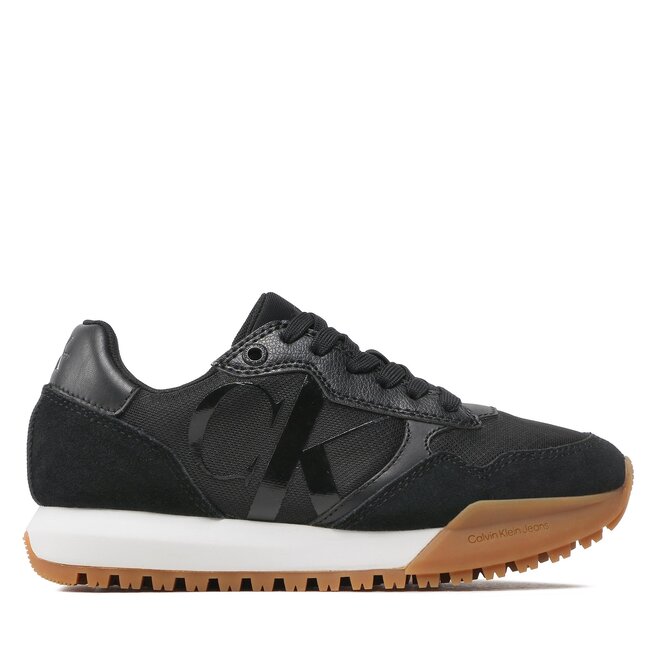 Sneakersy Calvin Klein Jeans Toothy Runner Bold Mono W YW0YW00884 Black BDS czarne