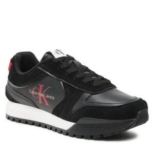 Sneakersy Calvin Klein Jeans Toothy Runner Irregular Lines YM0YM00624 Black BDS