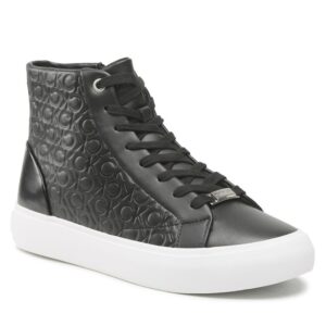 Sneakersy Calvin Klein Vulc High Top Mono Mix HW0HW01374 Seasonal Black Mono 0GK