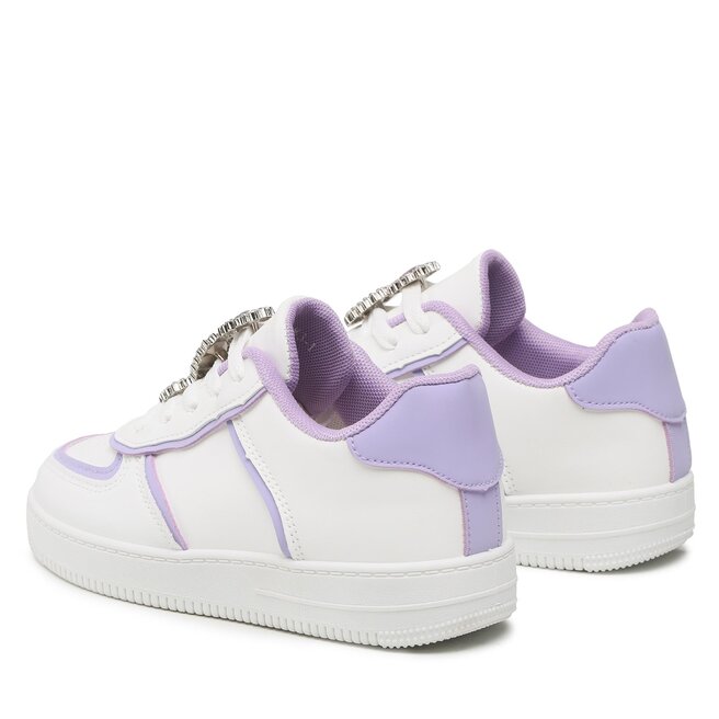 Sneakersy DeeZee CF2483-1 Violet białe