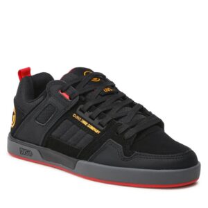 Sneakersy DVS Comanche 2.0+ DVF0000323 Black/Yellow/Red Nubuck