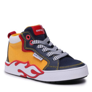Sneakersy Geox J Alphabeet Boy J35HLF01054C2117 M Yellow/Navy