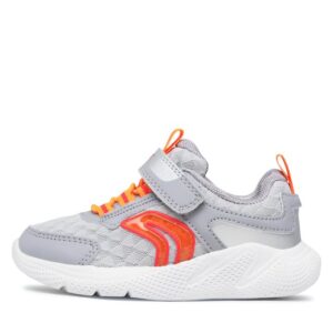 Sneakersy Geox J Sprintye Boy J25GBB014CEC0036 M Grey/Orange