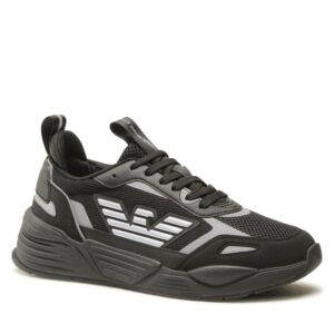 Sneakersy EA7 Emporio Armani X8X070 XK165 M826 Triple Black/Silver
