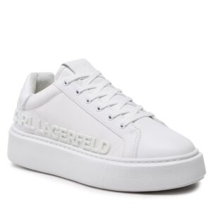 Sneakersy KARL LAGERFELD KL62210 White Lthr Mono