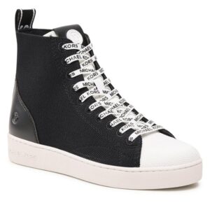 Sneakersy MICHAEL Michael Kors Edie Knit High Top 43S3NVFS1D Blk/Opticwht