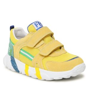Sneakersy Naturino Falcotto by Naturino Stripe Vl. 0012017461.01.1G10 S Yellow/Green